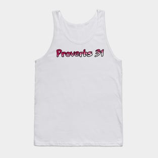 Proverbs 31 Tank Top